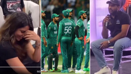 VIDEO: भरी सभा में पत्रकार ने पूछा पाकिस्तान का सबसे हार्ड गेंदबाज कौन? रोहित शर्मा ने दिया ऐसा जवाब पत्नी रितिका भी नहीं रोक अपनी पाई हंसी