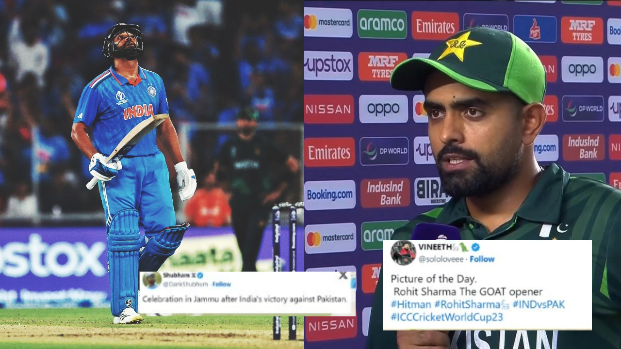 Pakistani fans lost their temper after seeing Rohit's batting? trolled Babar