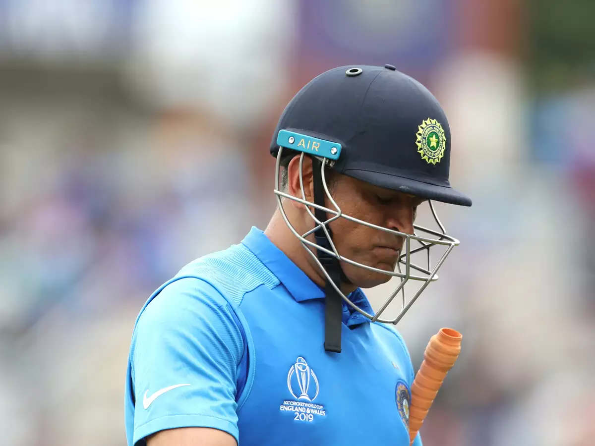 ms dhoni 2019 world cup out