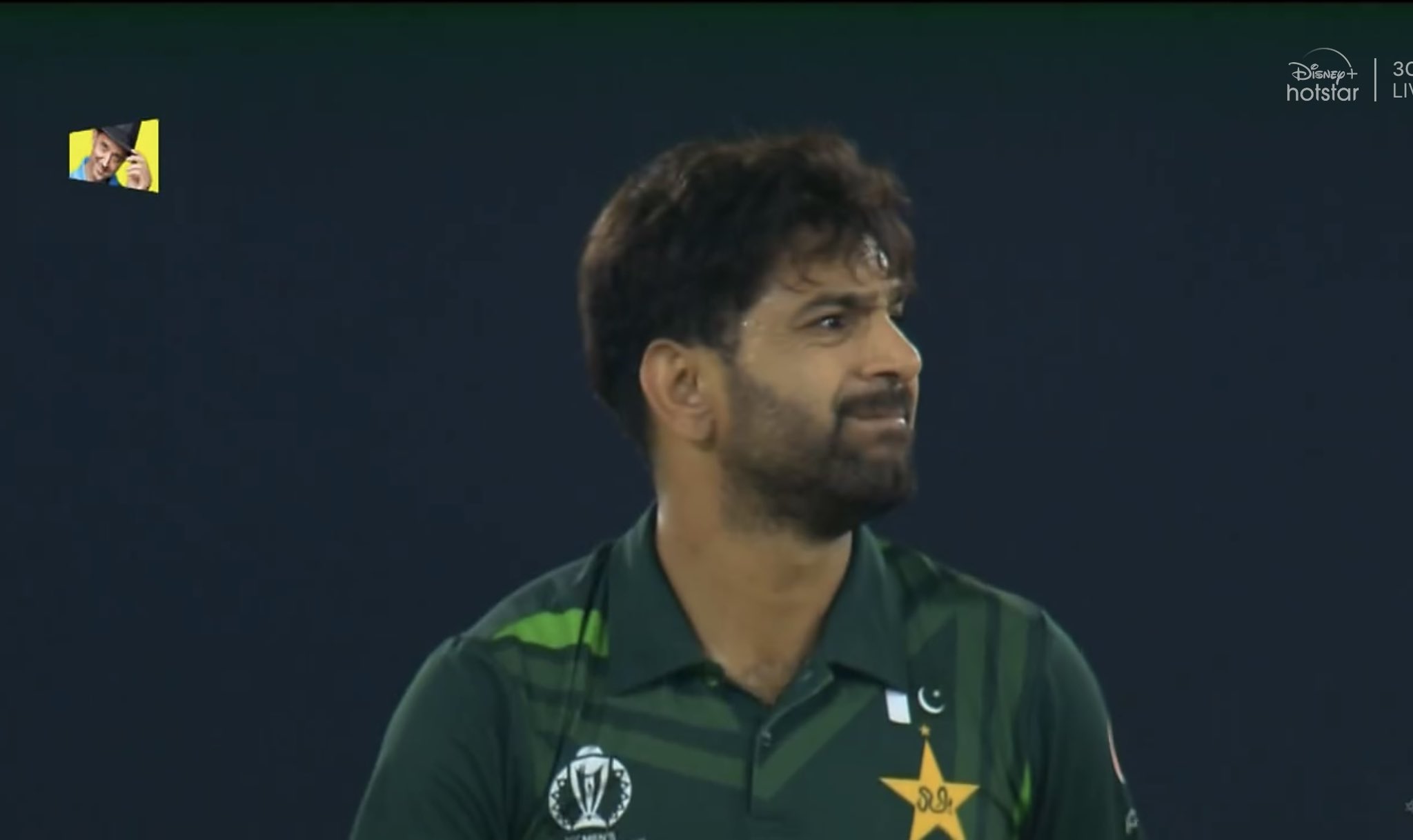Haris Rauf, who showed arrogance in the Asia Cup, was slapped by Rohit Sharma in the World Cup.
