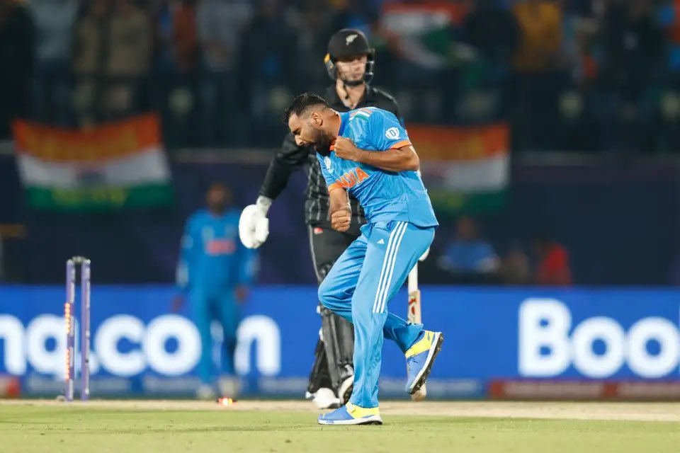 Mohammed Shami overpowered New Zealand... created an atmosphere of panic among Kiwi players by taking two wickets in two balls