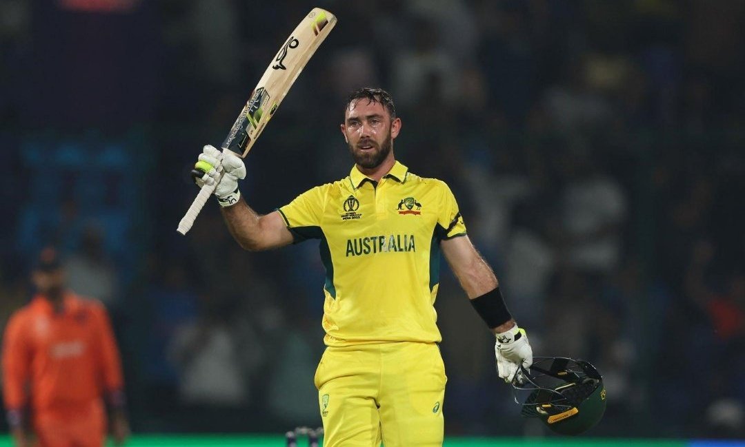 aus-vs-ned-Maxwell created a stir in the stadium with his bat